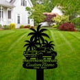 thumbnail image 2 of Handmadetneonsign Car Palm Tree Metal With Stake, Car Metal Name Sign Stake, Car Metal Stake Decor, 2 of 5