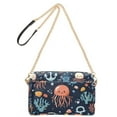 thumbnail image 2 of FORMRS Women Crossbody Purse with Chain Strap Vegan Leather Shoulder Handbag, Red Jellyfish, 2 of 7