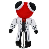 Red Rainbow Friend Plush Toy, Soft Stuffed Animal for Kids, Kawaii Game Character Doll,Christmas Gift