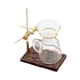 thumbnail image 4 of Cafetera de juguete para casa de muñecas, juguete simulado, cafetera pequeña hecha a mano con taza de vidrio y soporte de aleación, 4 of 7