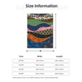 thumbnail image 4 of Throw Blanket for Couch Sofa and Bed, Multiple Retro Pattern Super Soft Plush Throw Blanket, Fuzzy Cuteness Comfy Warm Washable Flannel Blanket & Throws for All Season 60"x50", 4 of 5
