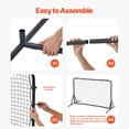 thumbnail image 4 of Plancha Soccer Rebound Trainer VEVOR de 6 x 4 pies con red de rebote, 4 of 9