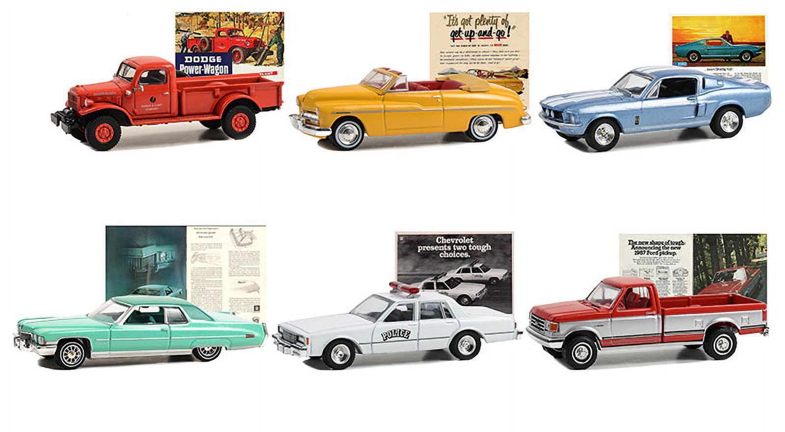 Voiture Miniature Greenlight 1:64 Chevrolet Impala Police 1980 - Édition Vintage Ad Cars - Neuve