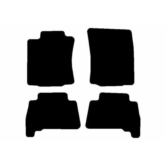 Auto Mats and Accessories 4 Piece Set Custom Carpeted Floor Mats Compatible with 2014-2023 Lexus GX460 (Black) Made in the USA