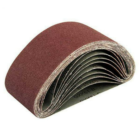 

oscillating sander 4 x 24-Inch Aluminum Oxide Sanding Belts 40/80/120/150/240/400 Assorted Grits Abrasive Belts for Belt Sander 12-Pack