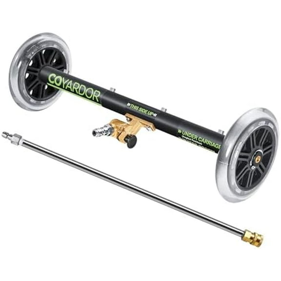Pressure Washer Undercarriage Cleaner, 4400 PSI, 16” Dual-Function Water Broom 1/4” Quick Connect with 12" Extension Wand$$Tools