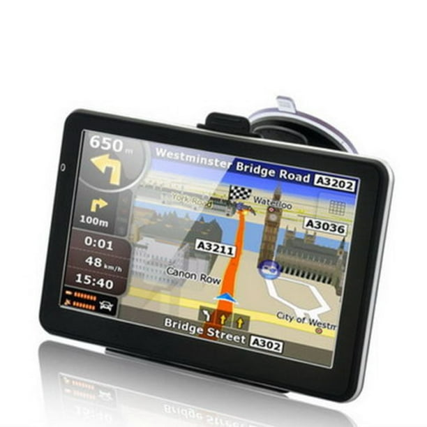 7inch 256mb + 8gb HD Camion GPS Navigation GPS Navigateur de Voiture Couleur: Carte Nord-Américaine