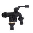 thumbnail image 1 of Robinet d'Eau Double Extérieur 3/4 Po, Robinet d'Eau Double Extérieur de Remplacement Résistant au Gel pour Jardin, 1 of 7