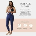 thumbnail image 3 of Ingrid & Isabel Basics Maternity 7/8 Active Postpartum Legging, Compression & Support for Recovery, Navy, 3 of 6