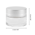 thumbnail image 4 of Ofertas Únicas 1 Pc Elegante Botella de Vidrio Crema para Baño 0.52oz Tono Plateado, 4 of 6