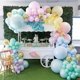 thumbnail image 5 of Globos Macaron: juego de globos con combinación de colores románticos y varios tamaños de globos para cumpleaños, bodas y más, 5 of 7