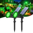 thumbnail image 1 of Luces solares T-SUNUS para Halloween, color verde y exterior, paquete de 2 unidades, IP65, 1 of 7