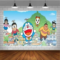 Doraemon Banner Poster Wall Decor Birthday Backdrop Background Party Supplies Taspestry