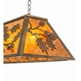 thumbnail image 3 of Meyda Tiffany 154388 Oak Leaf And Acorn 9 Light 54" Wide Linear Pendant - Copper, 3 of 7