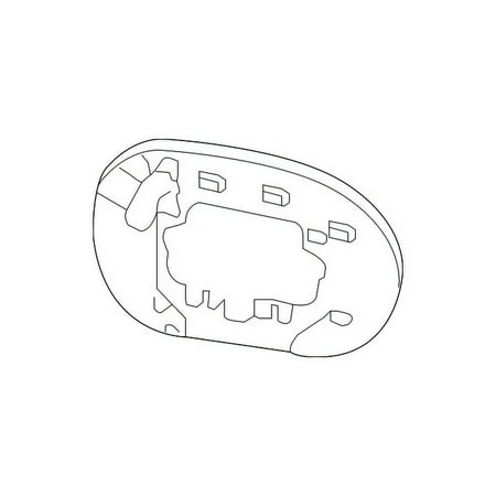 Genuine OE Nissan Mirror Glass - 96365-1FC0A