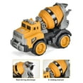 thumbnail image 4 of Large Durable Mixer Truck Toy, Inertia-Powered Construction Vehicle Model, Beach Sand Play Vehicle for 3+ Years, Alloy Engineering Vehicle, 4 of 9