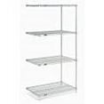 thumbnail image 4 of Nexel 189349 Poly-Z-Brite Wire Shelving Add-On 30 x 18 x 86 in. - Clear, 4 of 4