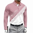 thumbnail image 5 of COSFO Men Polo Shirts Quick Dry Golf Casual Graphic Long Sleeve Shirts Collared Button Slim Fit with Pocket Classic T-Shirt, 5 of 5