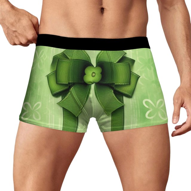Calzones Hombre Algodon Ropa Interior Para Hombre Tendencia Transpirable Novela Ropa Interior Impresa Digital 3D 1176