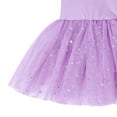 thumbnail image 4 of Girls Ruffle Sleeve Ballet Dance Dress Tutu Skirted Leotard Ballerina Outfits with Shiny Skirt Stage Dance Wear, 4 of 6