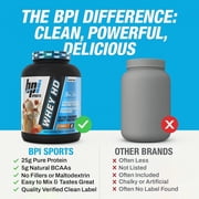 BPI Sports Whey HD Ultra Premium Protein Powder Isolate, Workout Powder for Muscle Gain, Milk Protein Concentrates, Vanilla Caramel, 4.07 Pound (50 Servings)