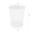 thumbnail image 4 of Seville Classics 2-pack Mesh Wastebasket Recycling Bin, 6 gal, 12" diameter top x 14" H, White, 4 of 10