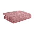 thumbnail image 5 of VCNY Home Mauve 3-Piece Grey Geometric Polyester Quilt Set, Full/Queen, 5 of 6