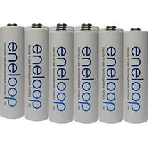 Newest version Panasonic Eneloop 4rd generation 12 Pack AA NiMH Pre-Charged Rechargeable Batteries -FREE BATTERY HOLDER- Rechargeable 2100 times