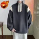 thumbnail image 3 of Sudadera con capucha para hombre, ropa para hombre, sudadera con capucha estampada sin media cremallera, hip hop, oferta de bienvenida, divertida, de alta calidad, para otoño e invierno, top S, 3 of 5
