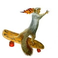 thumbnail image 2 of CafePress - Skateboarding Squirrel - Large Beach Towel, Soft 30"x60" Towel with Unique Design, 2 of 3