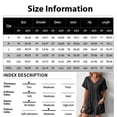 thumbnail image 3 of Rompers for Women Solid Color Casual Short Sleeve V Neck Jumpsuits with Pockets Army Green S, 3 of 9