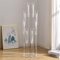 thumbnail image 3 of 8 Arm Acrylic Candelabra LED Candle Holder Wedding Christmas Decor, 3 of 8