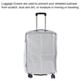 thumbnail image 6 of Uxcell 26 Inch Universal Luggage Protector, Portable Clear Dust Cover, Grey, 6 of 6