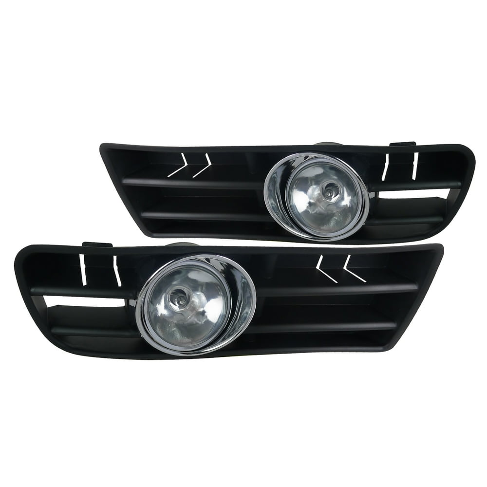 SpecD Tuning Clear Lens Fog Lights + H3 Bulbs Included for 19992004 Golf Gti Mk4 Fog Light