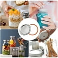 Wide Mouth Canning Lids,86mm Mason Canning Jar Lids,Leak Proof Split