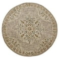 thumbnail image 1 of LR Resources SINUO54120BEI60RD Traditional Cottage Medallion Round Area Rug, 1 of 1