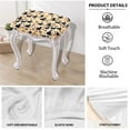 thumbnail image 5 of ZUXONGSY Halloween Black Cat Stool Covers Rectangle 2 PCS Counter Height Bar Stool Chair Covers with Elastic Bands Counter Stool Bar Chair Covers for Cafe Furniture Halloween Party Decor, 5 of 7