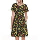 thumbnail image 1 of Balery Mexican Food Beer Vestidos sueltos de manga corta para mujer, vestidos de verano 2025, vestidos casuales de corte A con vuelo., 1 of 6
