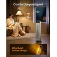 thumbnail image 3 of Dreo Space Heater, 25" 11.5ft/s Fast Quiet Heating Portable Electric Heater with Remote, 3 Modes, Overheating &amp; Tip-Over Protection, Oscillating Ceramic Heater for Bedroom, Office, 3 of 7
