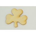 thumbnail image 1 of 1 Pc, Jumbo 18" X 16.25" X 1/4" Thick Shamrock Unpainted Wood Cutout, 1 of 2