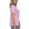 thumbnail image 4 of Bella + Canvas Women's Relaxed T-Shirt Short Sleeve Graphic Crew Neck (Heather Prism Lilac, 3XL), 4 of 5