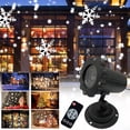 thumbnail image 4 of Christmas Clearance,LED Snowflake Projector Lights, Outdoor and Indoor Remote Control Christmas Decor with Adjustable Angle, Perfect for Holiday Parties and Events,Outdoor Christmas Decorations, 4 of 8