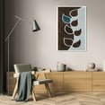 thumbnail image 3 of Kristin Emery 18x32 Gallery Wrapped Canvas Wall Art Titled - Blue and Brown Lever, 3 of 4