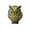 A002- Silver, variant on Table Lamp, Resin Owl Shape Battery Powered Small Decorative Warm Light Lamp for Bedroom Living Room Nightstand Home Shelf Decor Housewarming Gift