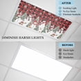 thumbnail image 4 of Red Plaid Christmas Fluorescent Light Covers, Snowman Xmas Tree Snowflake Winter Magnetic Light Covers for Ceiling Lights, Fluorescent Ceiling Shade Filters for Classroom Bedroom Office 4x2Ft x 1PCS, 4 of 8
