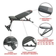 thumbnail image 4 of Sunny Health & Fitness Adjustable Utility Weight Bench - SF-BH6921, 4 of 9