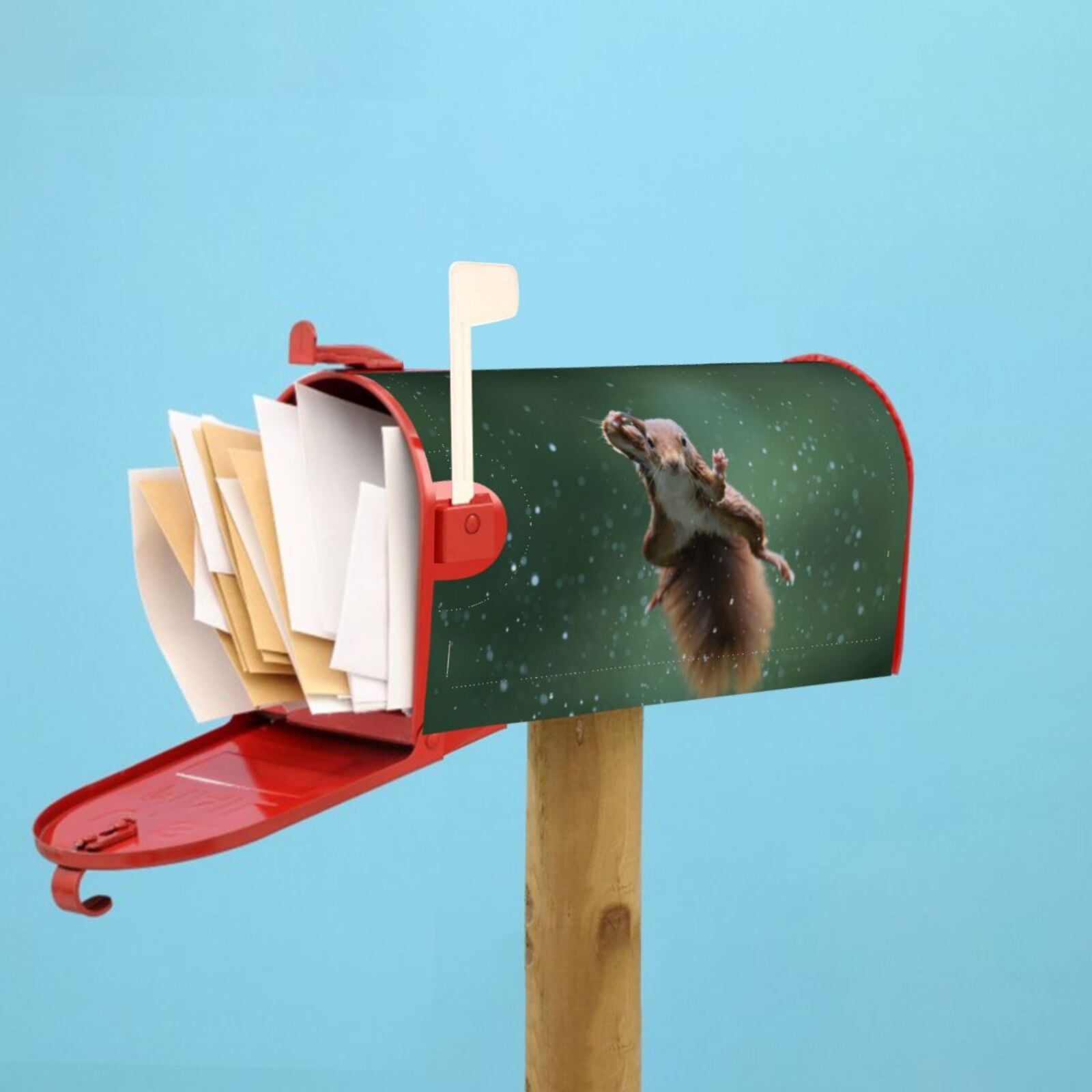 Kdxio Magnetic Mailbox Cover 21x18 in Mailbox Cover Outdoor Decoration Holiday Mailbox Covers for Home Garden Yard-21x18 in