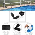 thumbnail image 4 of Kit de fijación de cubierta solar para piscina, kit de correa de cubierta solar universal para piscina enterrada que incluye 8 correas de nailon, 8 placas de cordón y 8 hebillas, 4 of 5