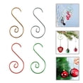 thumbnail image 2 of 20Pcs Lightweight Christmas Hook Wear-resistant Metal S-shaped Ornamental Hanging Hanger for Festival, 2 of 8
