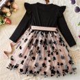 thumbnail image 4 of LOVZFMLL Robe d'Été à Manches Courtes Col Rond Couleur Unie pour Filles, 4 of 9